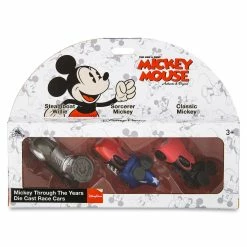 Promo 🔔 Disney Racers Die Cast Set - Mickey Mouse Through The Years ✔️