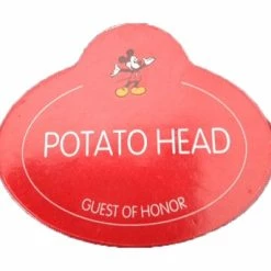 Deals ❤️ Disney Mr Potato Head Parts - Mickey Potato Head Name Badge 👍