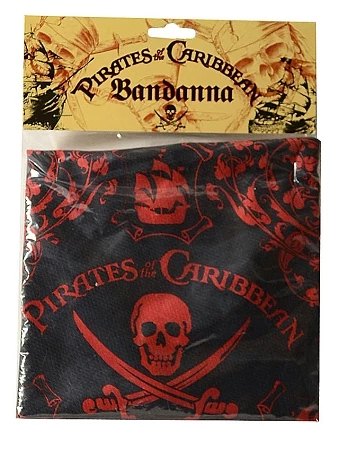 Budget ๐ Disney Bandana - Pirates Of The Caribbean - Red ๐ 3 Budget ๐ Disney Bandana - Pirates Of The Caribbean - Red ๐