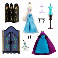 Cheap 👍 Disney Doll Play Set - Frozen Elsa Wardrobe Set 😀