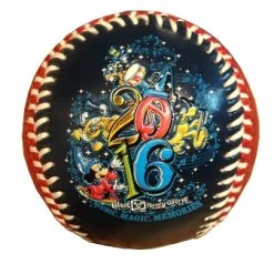 New 🔔 Disney Collectible ⚾ Baseball - 2016 Mickey And Friends - Disney World 🛒
