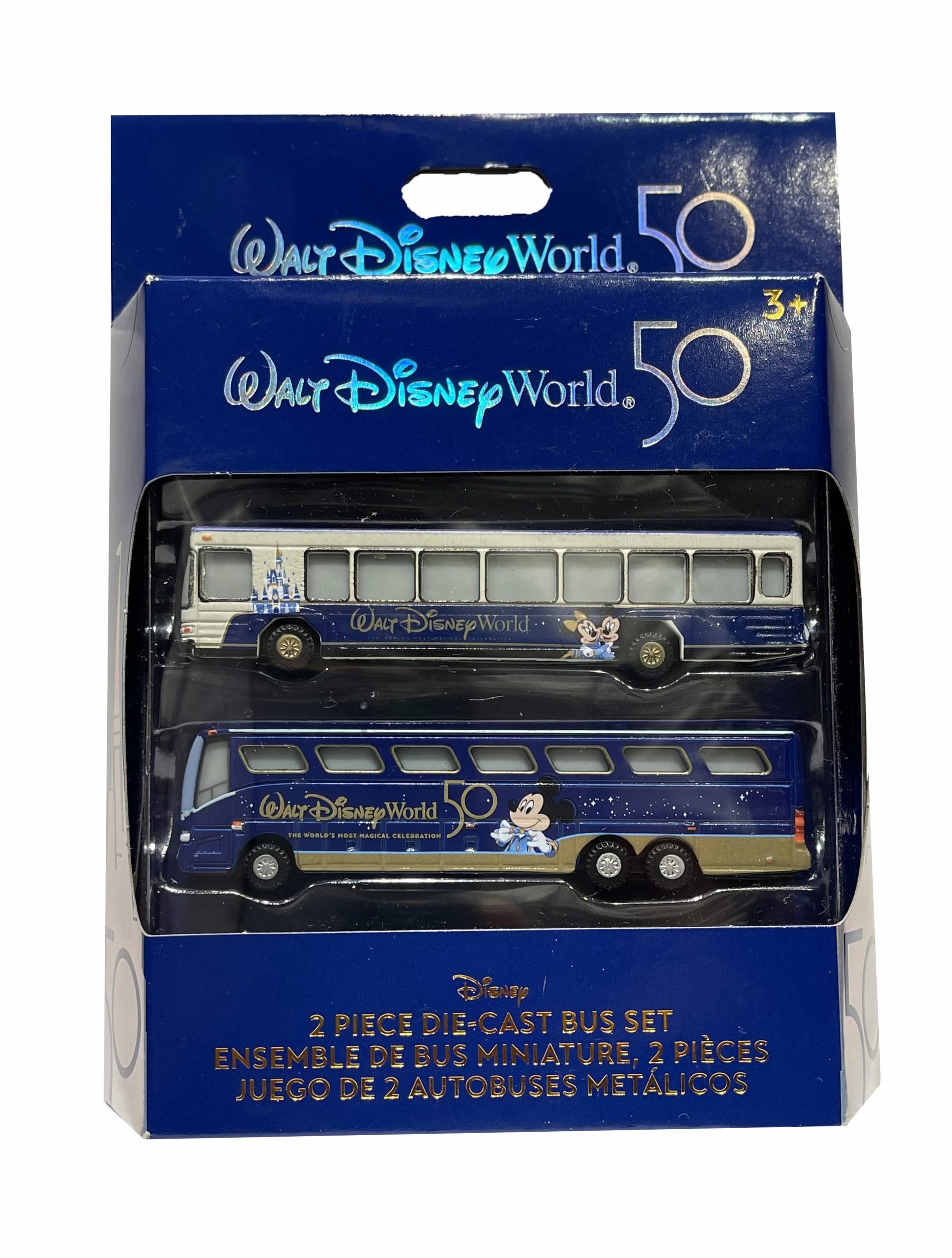 Brand new ๐ Disney Die-Cast Bus Set - 50th Anniversary - Set Of 2 ๐งจ 3 Brand new ๐ Disney Die-Cast Bus Set - 50th Anniversary - Set Of 2 ๐งจ